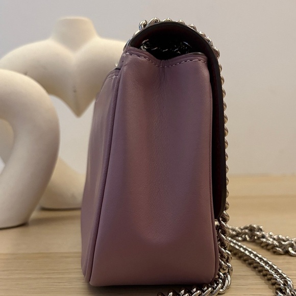 Coach Lavender Crossbody Bag with Silver Accents EUC - Picture 5 of 14